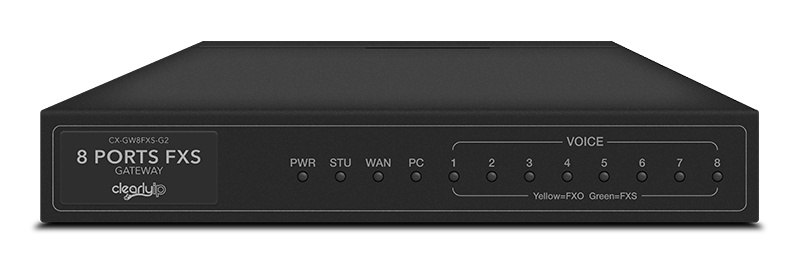 8 Port FXS ClearlyIP Analog VoIP Gateway